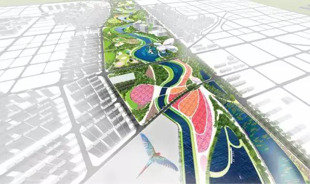 西河镇要逆天占地2500亩的西江河湿地公园规划方案流出