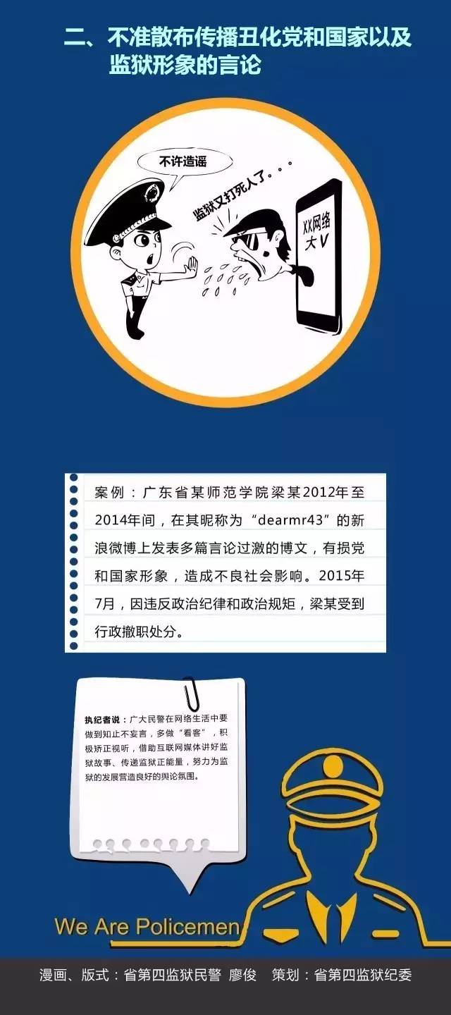 監獄民警十不準微信微博不可亂用