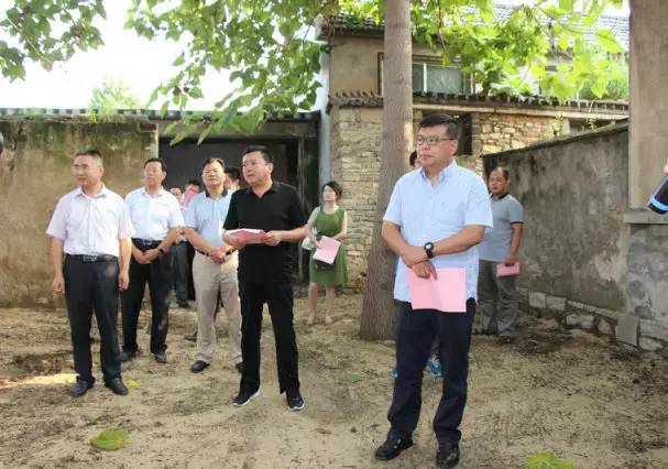 省住建厅城乡规划处对我镇历史文化街区和历史建筑进行调研