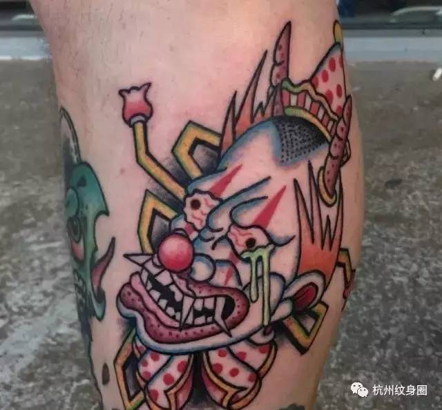 tattoo紋身素材小丑