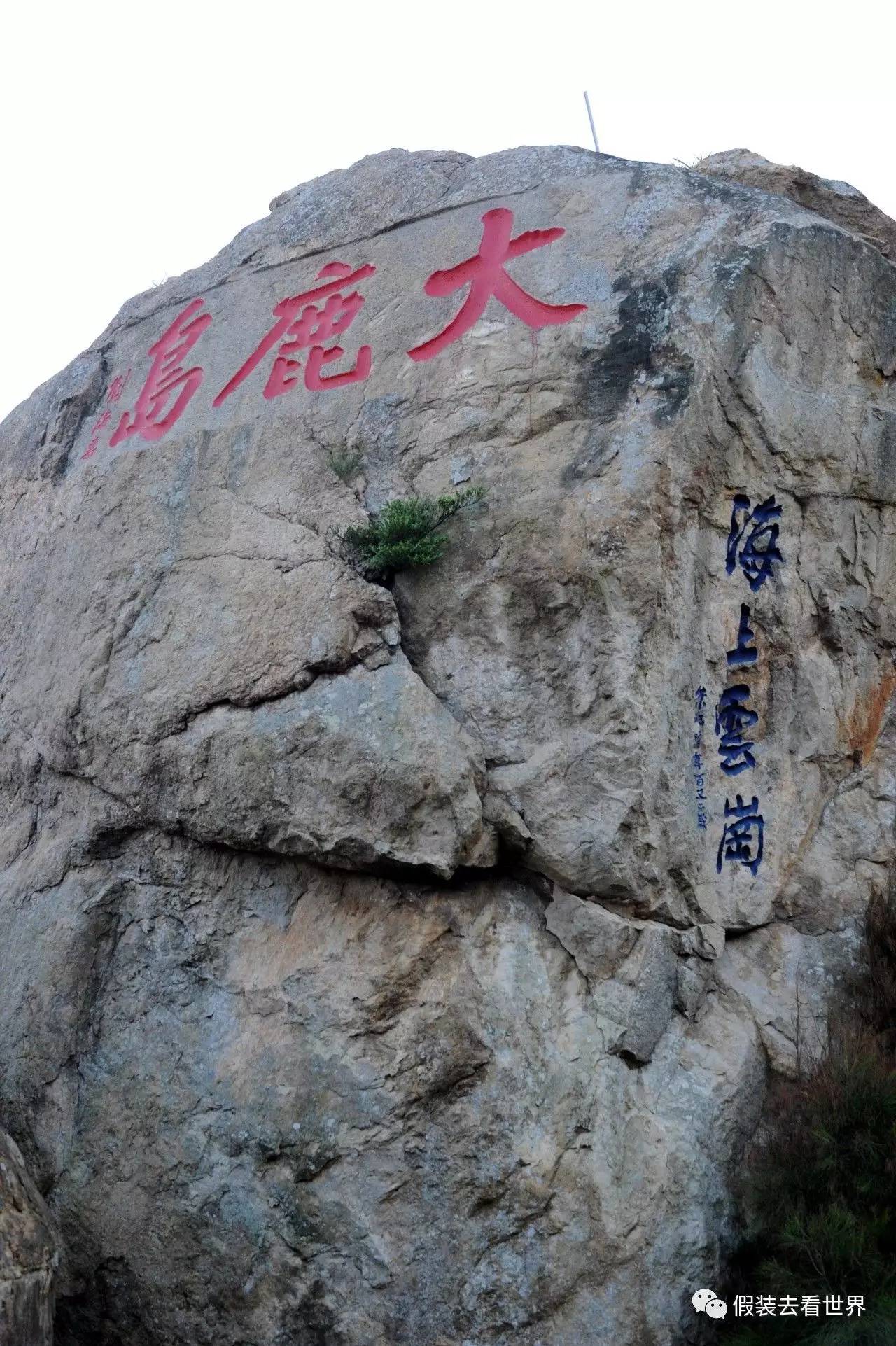 天热,就晚饭后散步,步现大鹿岛岩岸线超过十分之九,岩石群天造地设