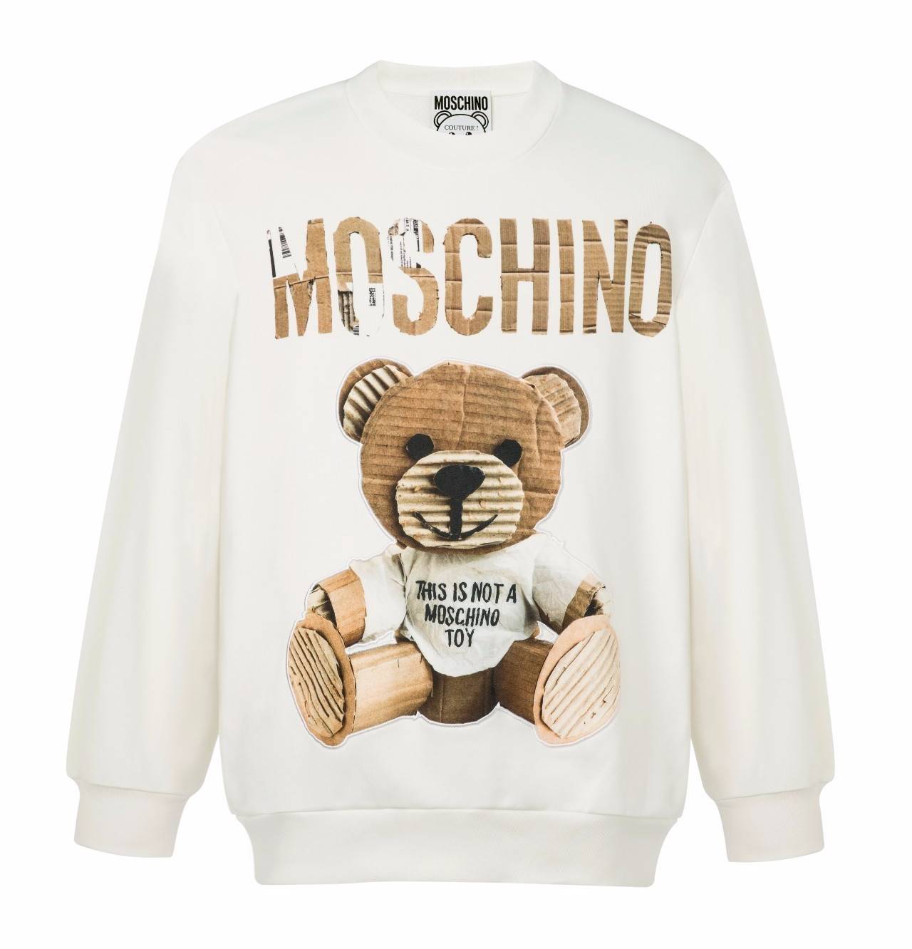 moschino 2017秋冬"纸板小熊卫衣 限量发售,开放预购中!