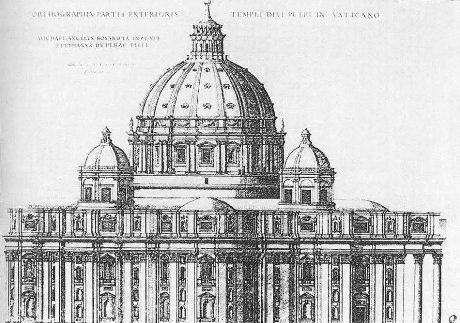 罗马耶稣教堂立面图图片