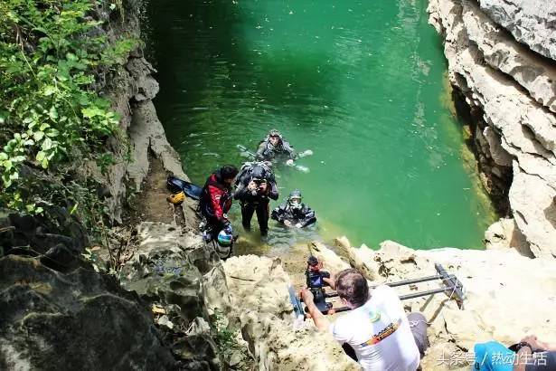 都安没有海却是世界级的潜水基地