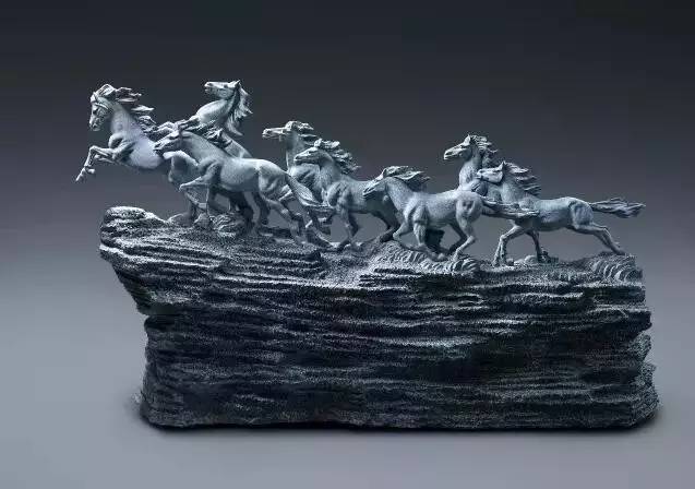 五华杨育林石雕作品参加2017年中国(广东)民间工艺博览会展览