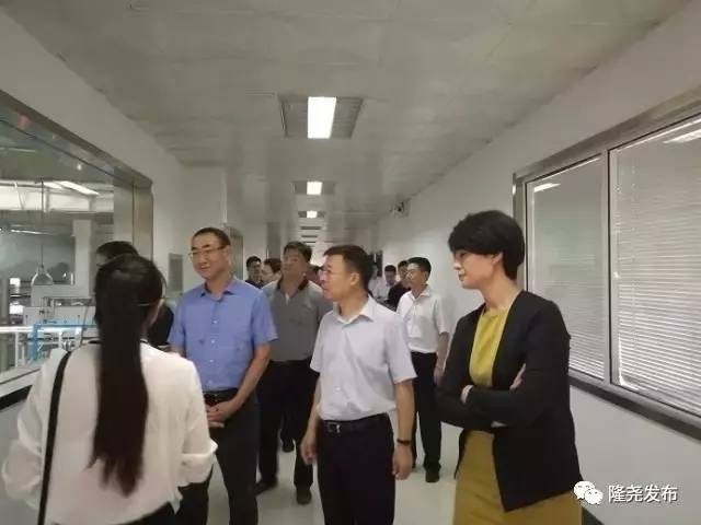 河北建投集团来隆尧投资考察县委书记李国印陪同