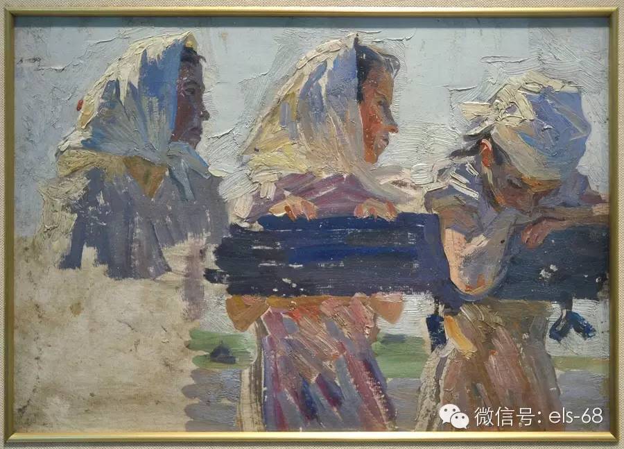 艺术俄罗斯画家特卡乔夫兄弟的油画作品