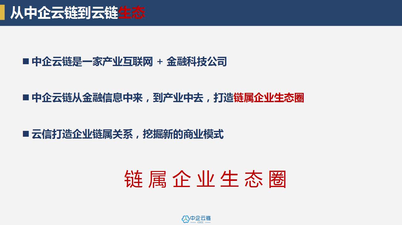 今日企业推荐17年8月14日:点信成金—中企云链产融平台