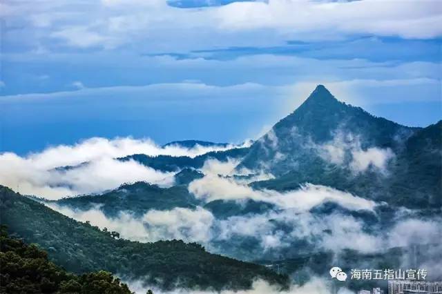 海南有一種美叫令人心動的五指山藍