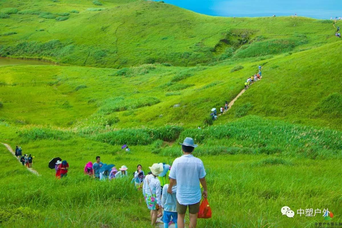 海上草原第五期浙江周邊最美的海島風光海上萬畝草原奇觀月亮灣大沙灘