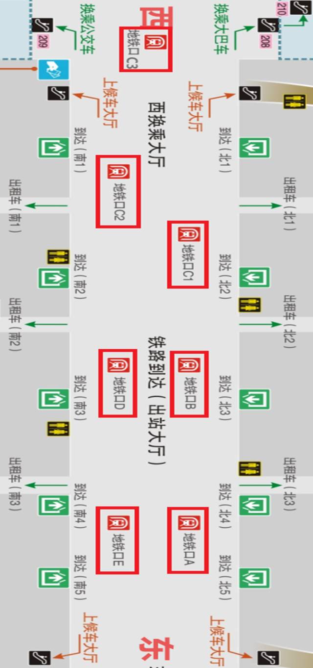 杭州东站检票口分布图图片