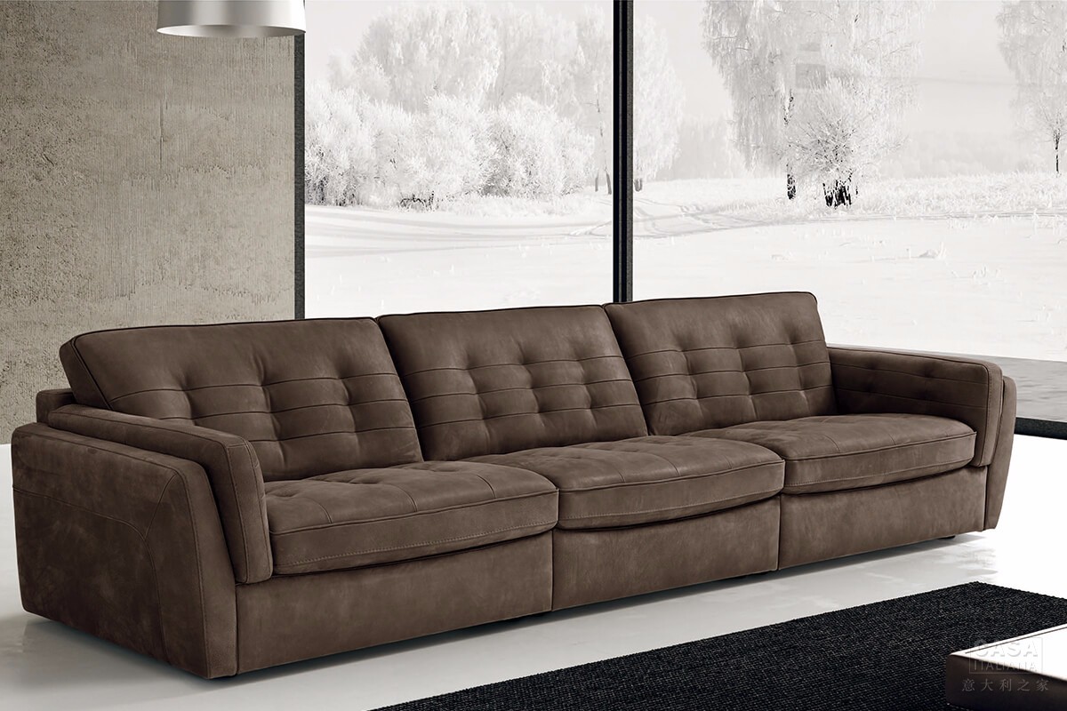 高端原装进口沙发品牌,其品牌产品主要有意大利现代客厅真皮转角沙发