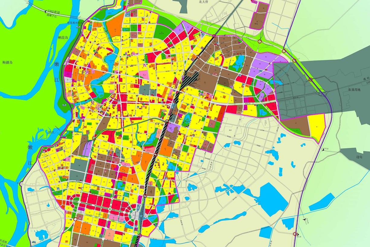 齐齐哈尔市城市规划图图片