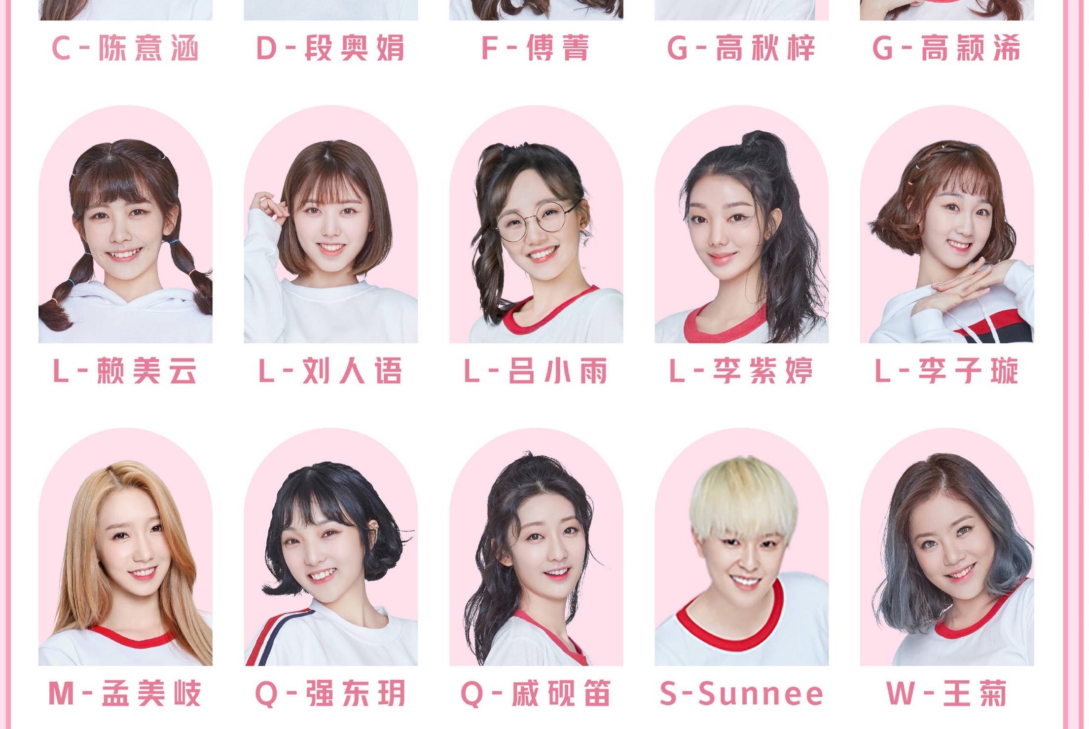 创造101女团排名图片